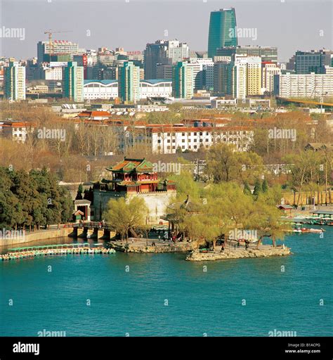 Summer Palace And Urban Scene Of Beijing Stock Photo Alamy