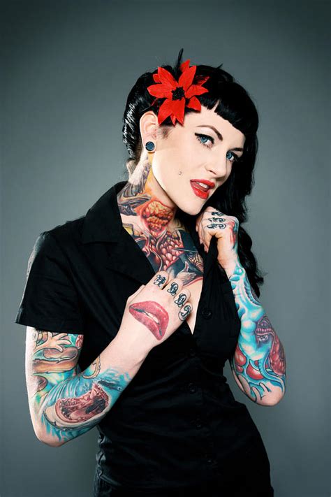 Tattooed Pin Up Girl Photograph By Jane Queen Pixels