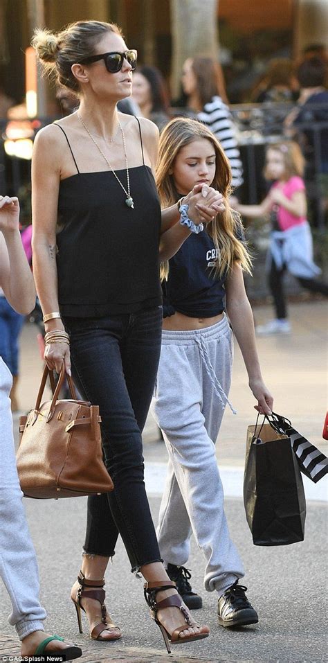 Heidi Klum Goes Shopping With Lookalike Daughter Leni Heidi Klum