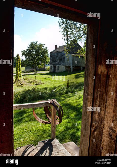 Old Fashioned Quaint Village Stock Photo Alamy