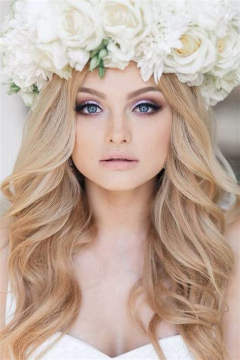 Wedding Hairstyles For Blonde Brides Ideas Amazing Wedding Makeup Bridal Makeup Natural