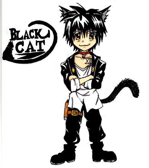 Black Cat Manga Drawing