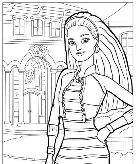 Printable 30 Pages Barbie Coloring Book Etsy