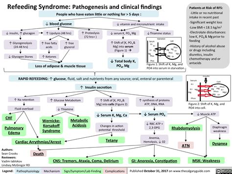 Refeeding Syndrome Pathogenesis And Clinical Findings Calgary Guide