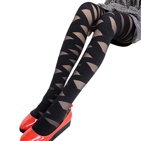 Sex Products Womens Bandage Opaque Over Knee Thigh High Elastic