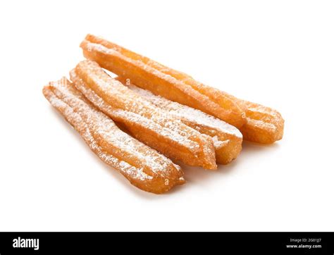 Tasty Churros On White Background Stock Photo Alamy