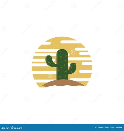 Cactus Logo Template Vector Stock Vector Illustration Of Pear Group