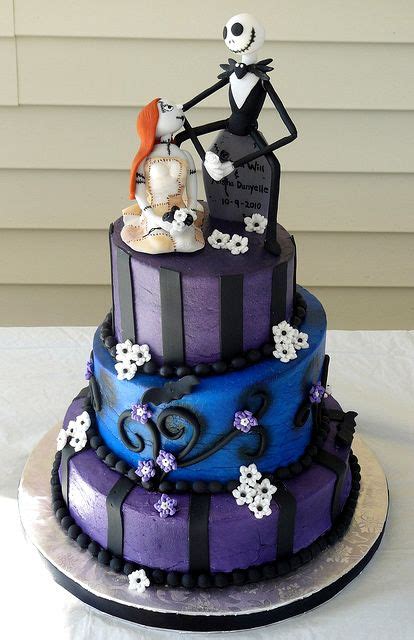 Wedding Cake Jack And Sally Food Pinterest