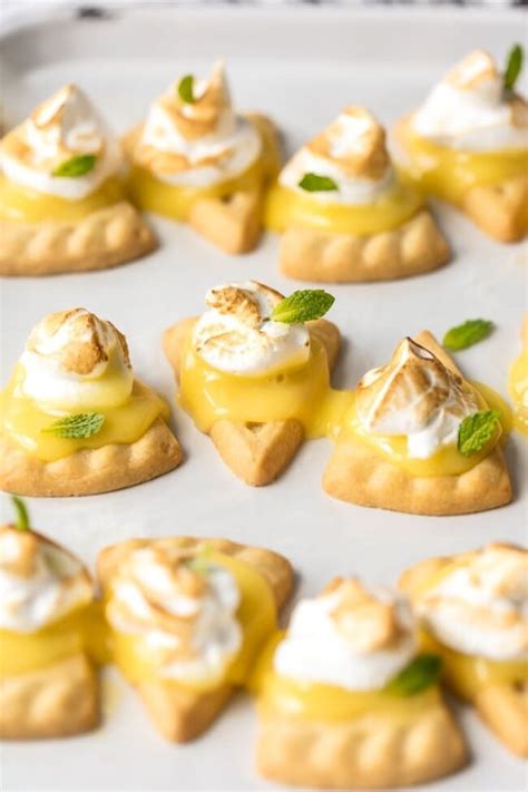 Easy Lemon Meringue Cookies Lemon Meringue Pie Tarts Recipe The