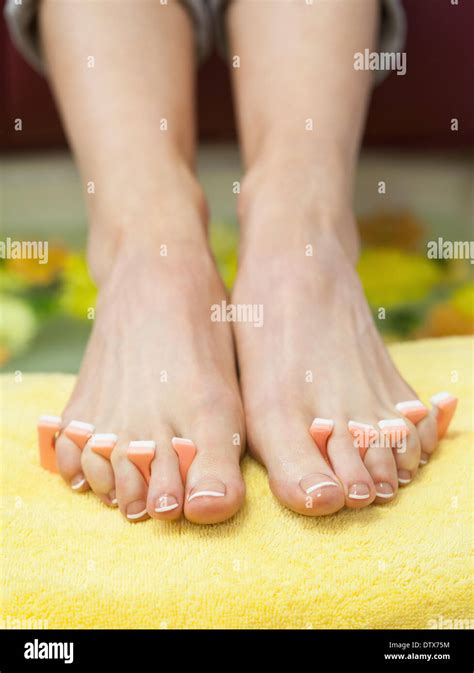 Pedicured Feet Hi Res Stock Photography And Images Alamy