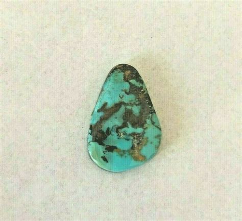 Natural Green Blue Bisbee Az Turquoise Cabochon Brown Matrix 115 Ct