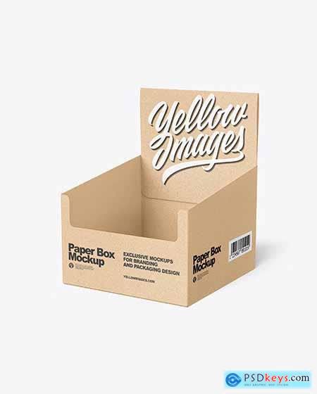 Kraft Paper Display Box With Boxes Mockup 67807 Free Download