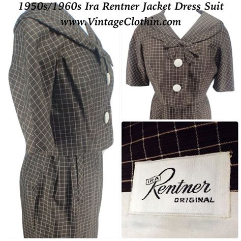 Late S Early S Ira Rentner Mod Jacket Dress Suit In True Jackie