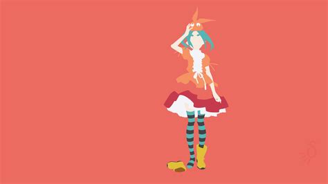 1020460 Illustration Monogatari Series Anime Anime Girls Dress