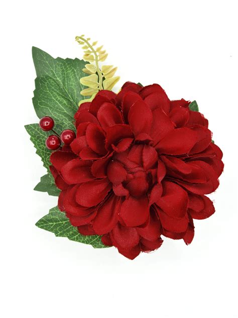 Lady In Red Hair Flower Corsage From Vivien Of Holloway