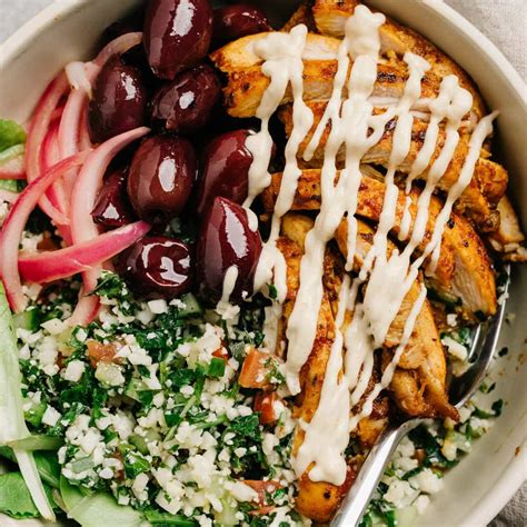 Make sure to store the chicken separately from the rest of the bowls as it is the only component that you would want to warm up in the microwave. Chicken Shawarma Bowl (Whole30, Meal Prep) | Our Salty Kitchen