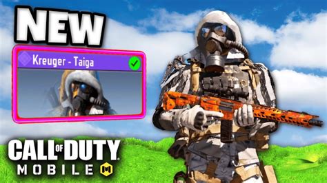 New Kreuger Taiga Skin Is Awesome Call Of Duty Mobile Solo Vs