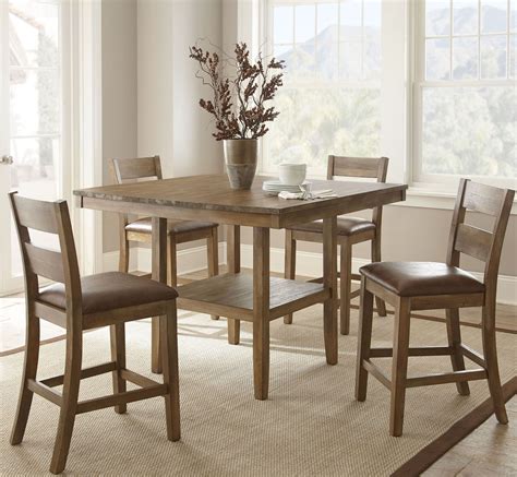 What is the price range for rustic dining room sets? Cambrey Rustic Honey Counter Height Dining Room Set from ...