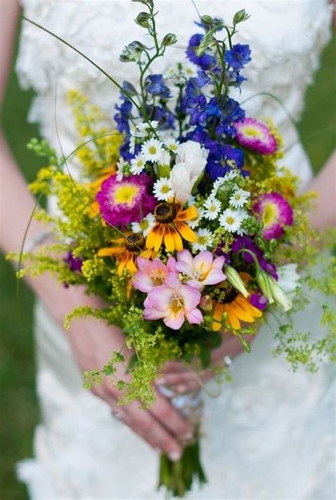 55 Boho And Rustic Wildflower Wedding Ideas Page 9 Hi Miss Puff