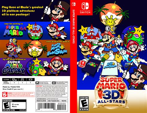 My Version Of The Super Mario 3d All Stars Boxart I Made This To Look