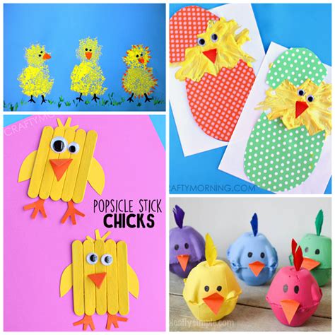 The Most Adorable Chick Crafts For Kids Crafty Morning