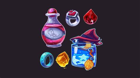Stylized Magic Icons Pack In 2d Assets Ue Marketplace