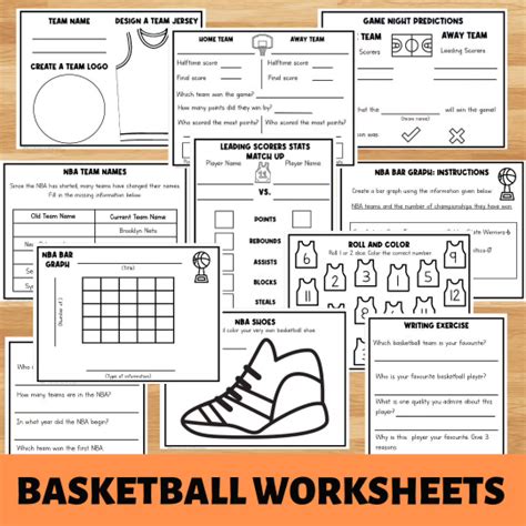 Basketball Worksheets Watch And Learn Writing Made By Teachers