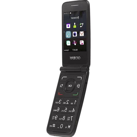 Tracfone Alcatel Myflip 4g Prepaid Easy To Use Cell Phone