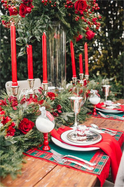 40 Christmas Dinner Table Decoration Ideas  All About Christmas