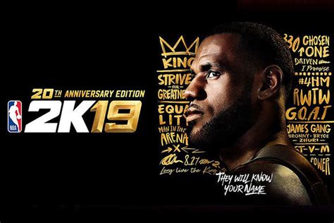 Lebron James Featured On The Cover Of Nba 2k19 Fear The Sword