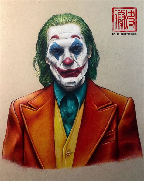 My Drawing Of The Joker Played By Joaquin Phoenix 🤡 I Cant Wait To See