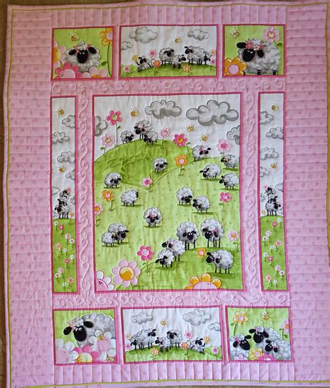 Lal The Lamb Panel By Susybee Quilting Assistance By Redbird Quilt Co