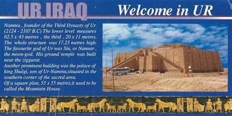 A Journey Of Postcards Archaeological City Of Ur Iraq