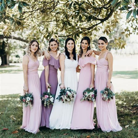 Real Birdy Grey Weddings Birdy Grey Dusty Rose Pink And Mauve
