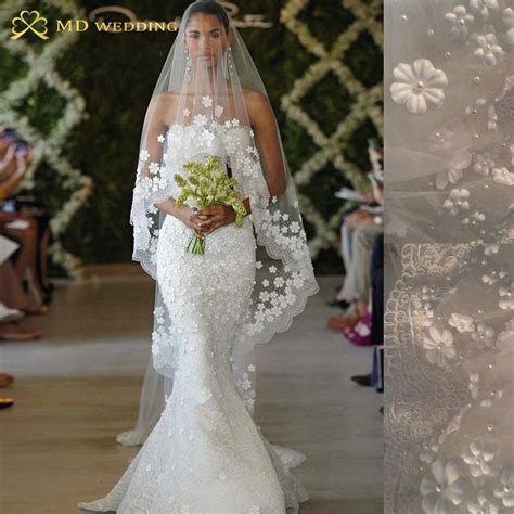 2015 Bridal Veil White Ivory 3m Long Wedding Veil Mantilla