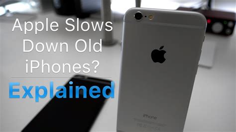 Apple Slows Old Iphones Explained Youtube