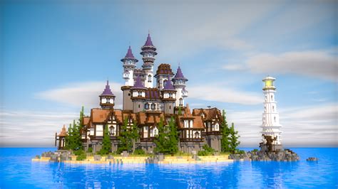 Minecraft Medieval Spawn Castle Minecraft Schematic