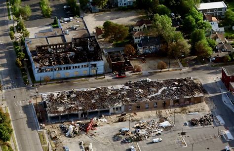 Aerial Views Of St Paul Minneapolis Show The Extent Of Destruction