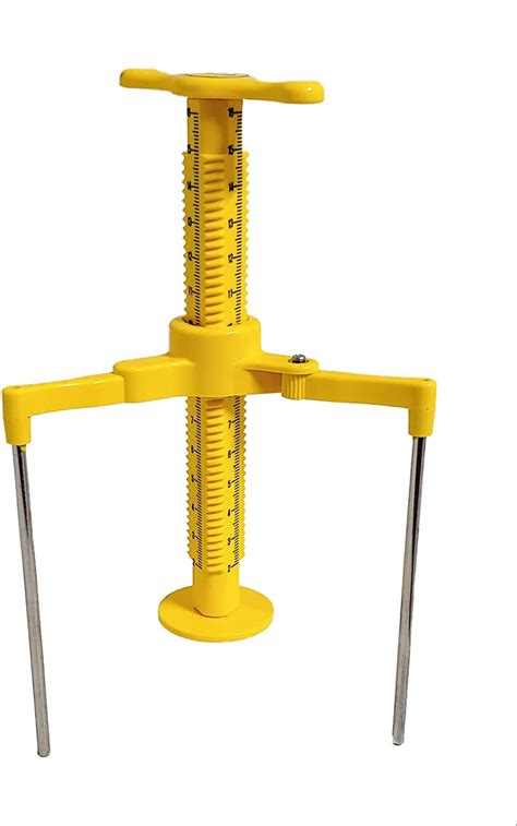 Jandc Tec Screed Leveling Tripod For Checking Height In Liquid Mortar Three Sided Unique Ruler