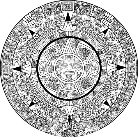 Https://techalive.net/tattoo/free Aztec Calander Tattoo Designs To Print
