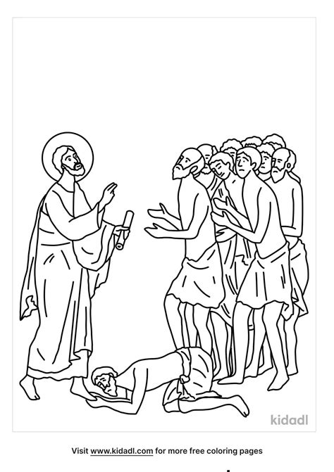 Free Ten Lepers Lds Coloring Page Coloring Page Printables Kidadl