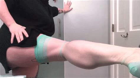 Mint Stockings And Strong Calf Muscles Worship Wmv Deanna S Clip Store Clips4sale
