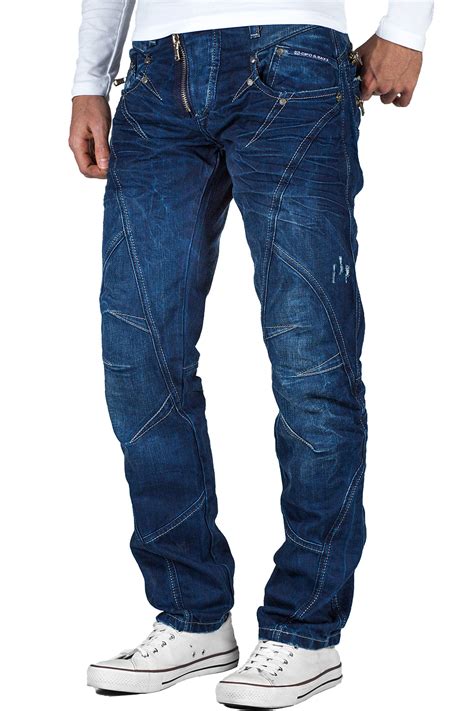 Cipo And Baxx Herren Jeans Hose Straight Regular Slim Cut Fit Denim