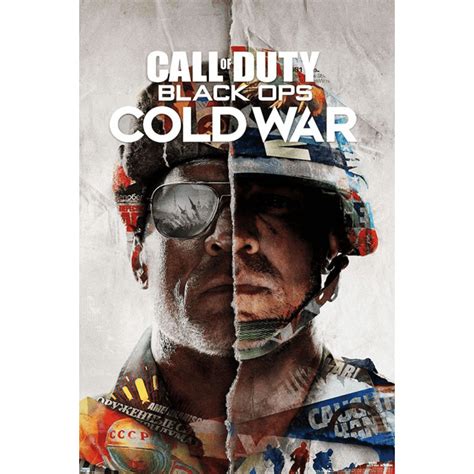 Call Of Duty Black Ops Cold War Key Art Poster 24″ X 36″ Video Game
