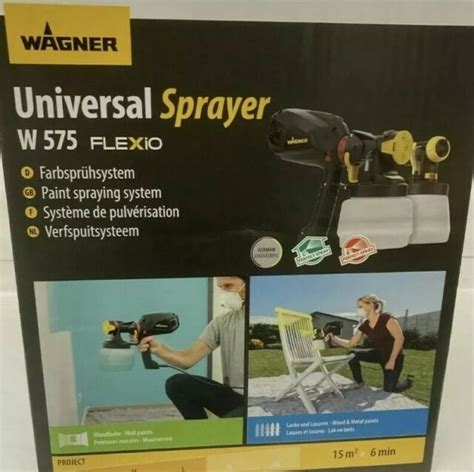 Wagner W 575 Flexio Universal Sprayer Blackorange For Sale Online Ebay