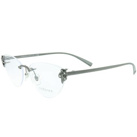 versace ve 1254b 1001 54mm women rimless eyeglasses