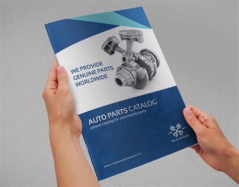 Auto Parts Catalog Brochure Template 20 Pages On Behance
