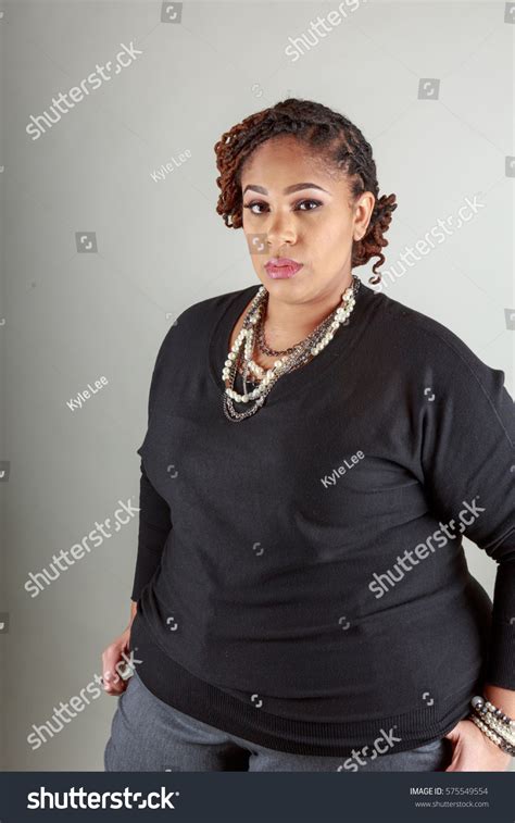 Plus Size Bbw African American Woman Stock Photo 575549554 Shutterstock