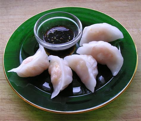 A traditional chinese favorite, you'll enjoy the spicy sweet soy sauce with ginger and garlic flavors, ingredients that make this dish so addictive. Traditional Chinese Recipes: Ha Gao (Shrimp Dumpling)