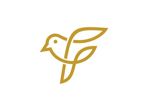 F Bird Logo By Sallas On Dribbble